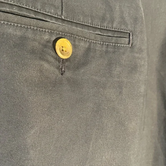 Nordstrom Navy Blue Wrinkle Free Supima Cotton Shorts Men’s Size 38W - Picture 5 of 7